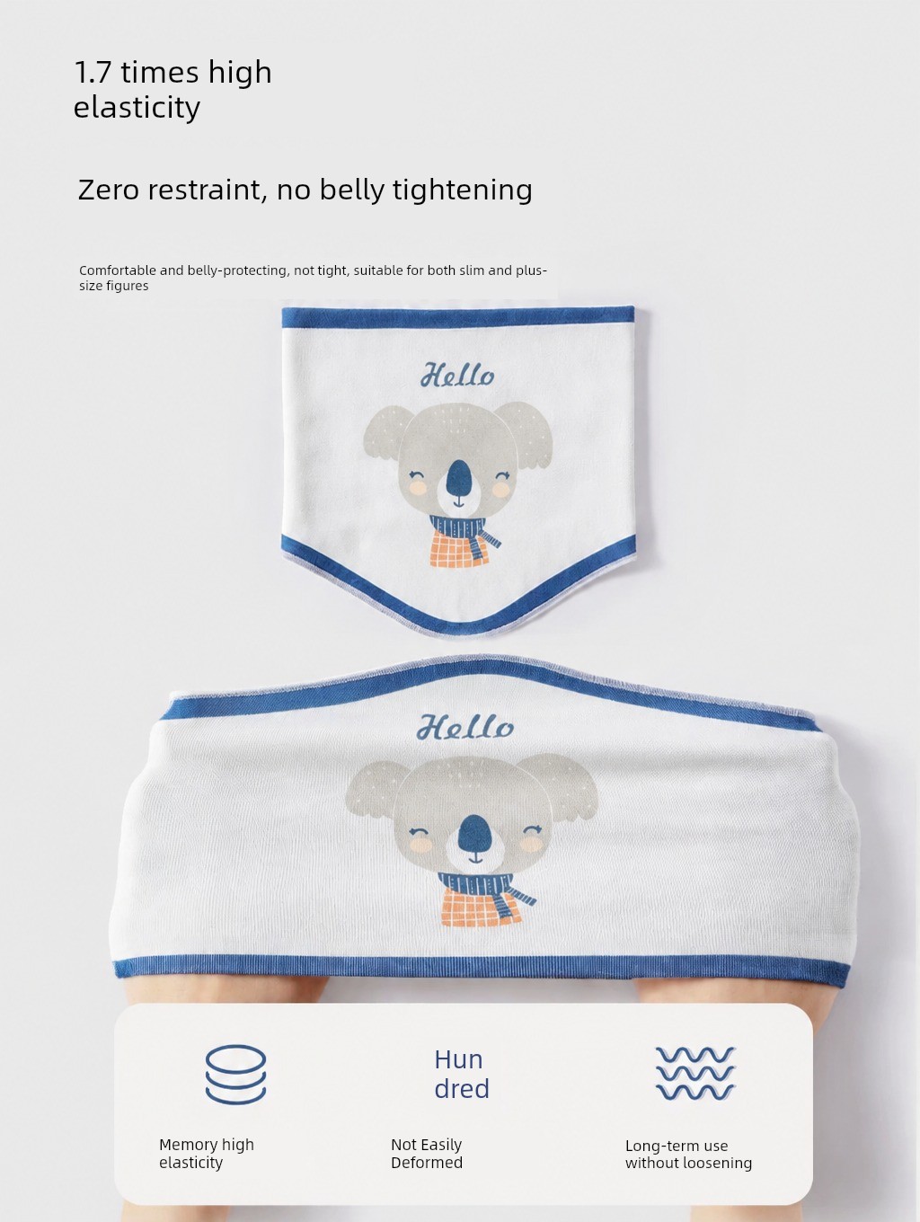 Fall and Winter Infant Umbilical Cord Care Newborn Pure Cotton Prevent Catching Cold Bellyband