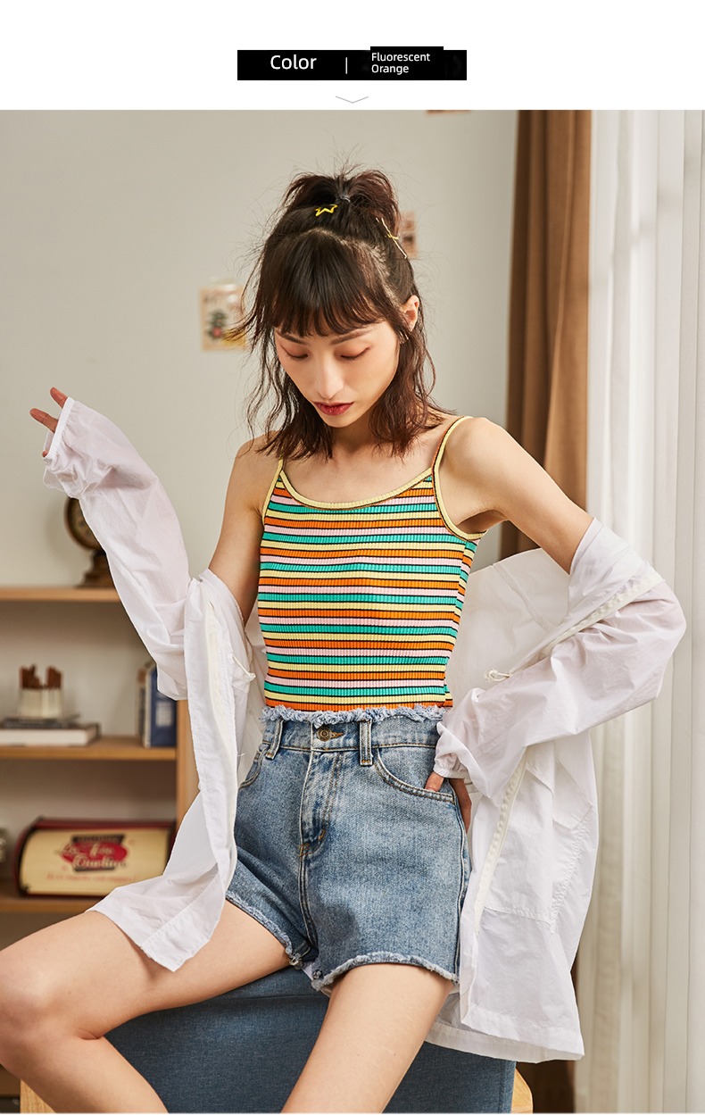 Tang Shi Inner lap Wear out sexy knitting camisole vest