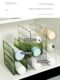 Water cup storage rack transparent desktop creative tea cup kettle cup holder stack dustproof place insulation cup storage rack