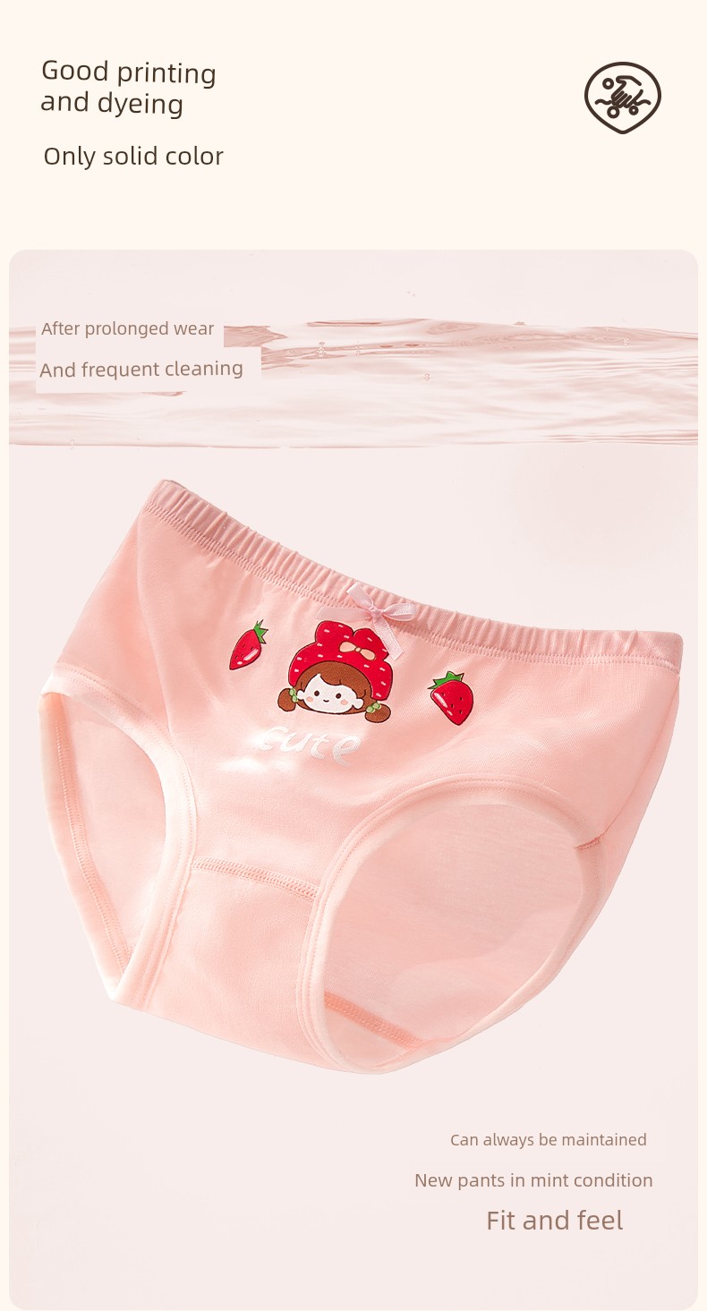 Girl Underwear Pure Cotton Kids Triangle Shorts Little Girl 100% Cotton 100% Shorts Baby Girl Underpants 2024 New Arrival — 17