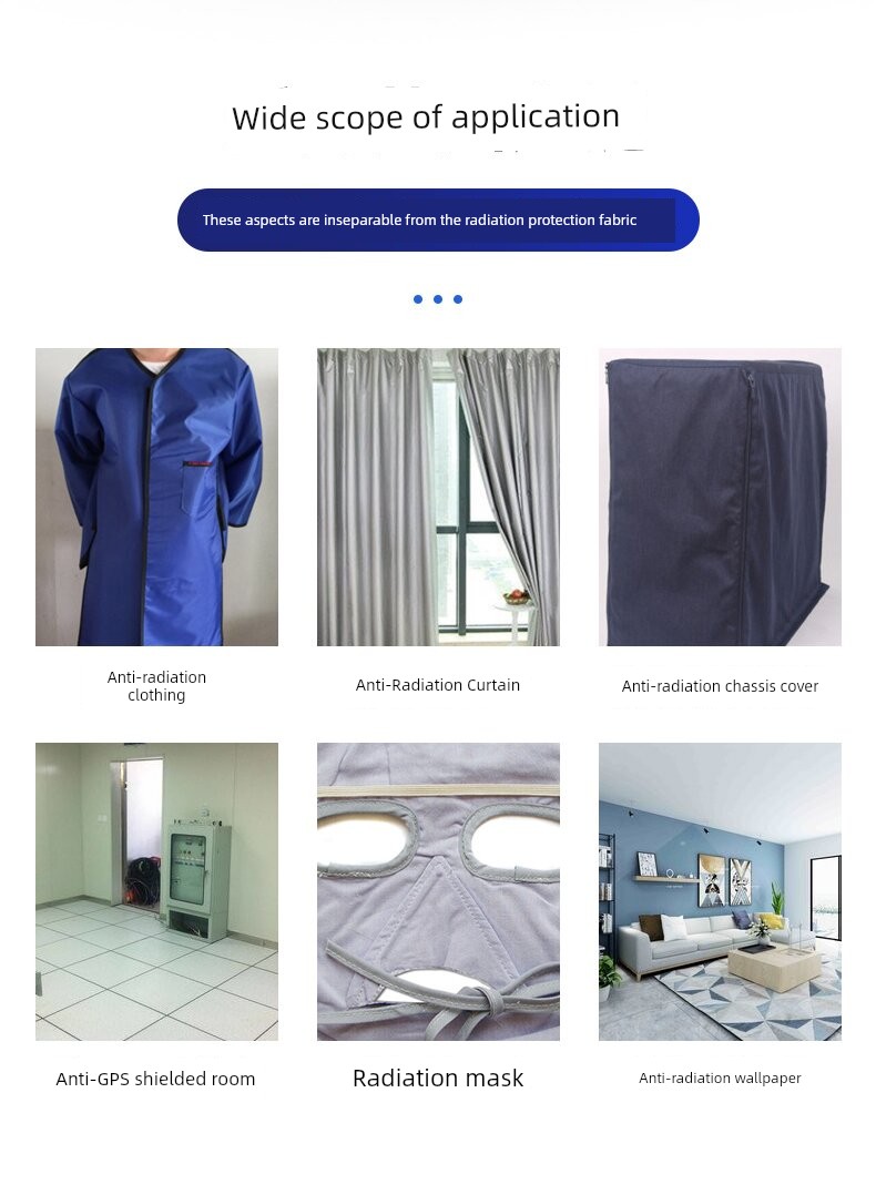 Anti-Electromagnetic Radiation Cloth Radiation Protection Block Cloth Anti-Radiation Fabrics Shielding Curtain Electrical Cover Protection against — 14