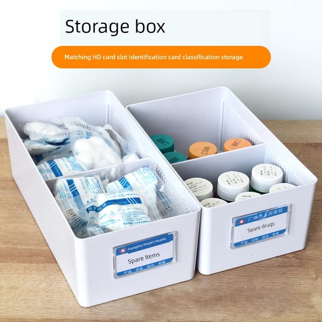 Hospital desktop storage box drawer partition box counter top medicine storage basket hospital 6s management storage box