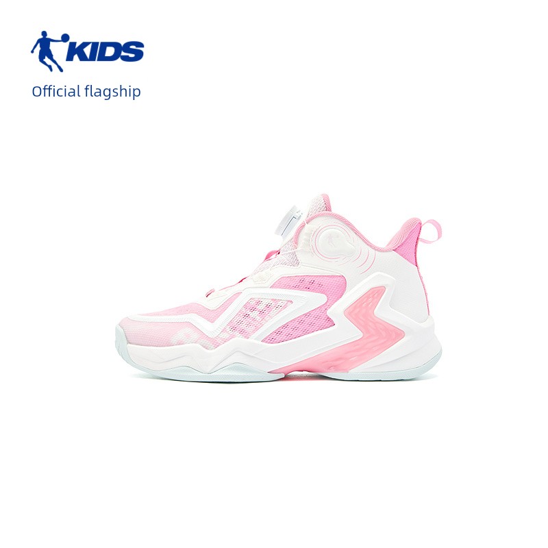 Jordan Boys' Basketball Shoes, Mesh Breathable, 2026 Summer New Model, Elementary School Students' Knob-Lock Combat Boots, Children's Sports Shoes — 3