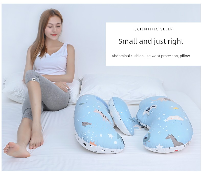Mommytime Pregnancy Pillow Waist Support Pillow Belly Support Bolster U Essential for Pregnant Women Handy Gadget Pregnant Women Side Pillow Pregnant — 11