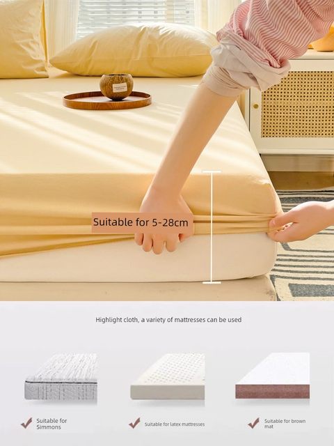Single piece summer full-inclusive bed cover Simmons mattress dust protection cover bed cover non-full cotton pure cotton sheet cover
