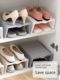 Popular shoe rack Japanese two-layer double-cluster integrated space-saving living room home shoe cabinet plastic simple storage shoe holder