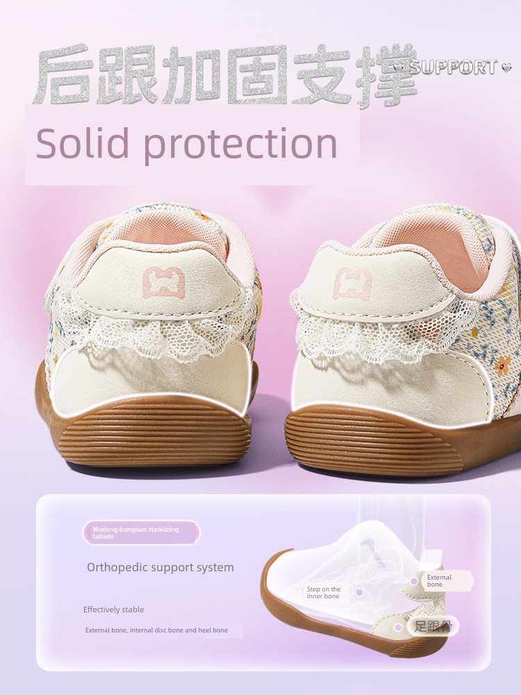 Children's Shoes for Infants, Soft-Soled Princess Training Shoes, 2026 Autumn New Breathable Mesh Functional Shoes for Girls — 2
