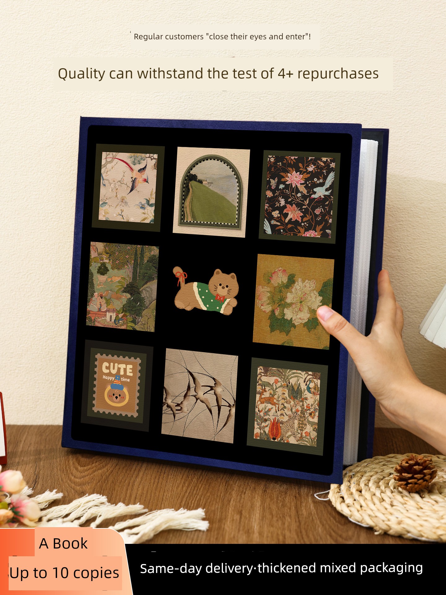 Retro Family 5-Inch Photo Photo Album Album