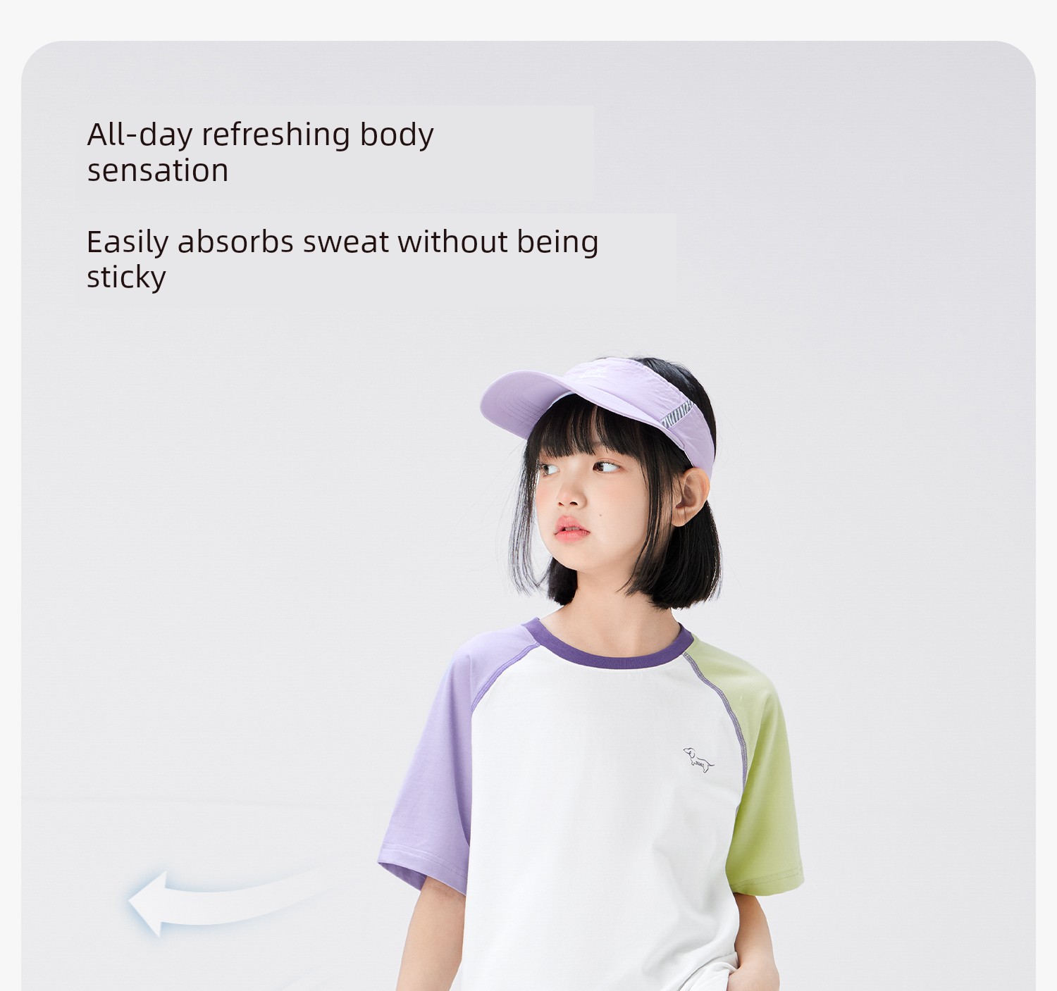 Zuoxi Children's Clothing Girls' Short Sleeve T-Shirt Summer Class a Top 2026 New Model for Girls and Older Children Cool Ice T-Shirt — 14