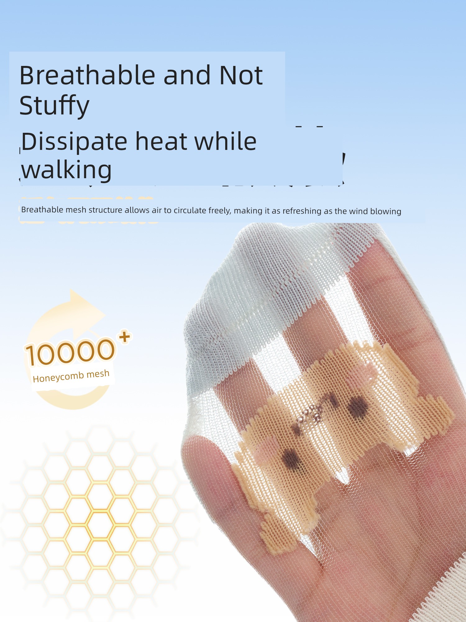 Niduoxiong Crystal Ice Silk Summer Thin Loose Socks — 3