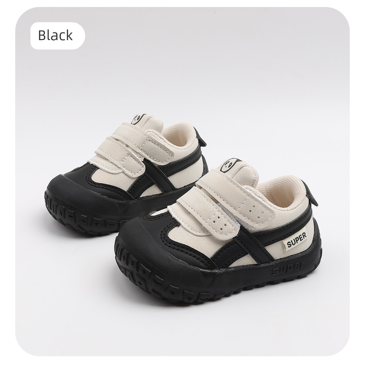 Jq Jingqi Baby Girl Toddler Shoes Infant Soft-Soled Functional Shoes Spring and Autumn New Anti-Kick Breathable Sports Shoes — 26