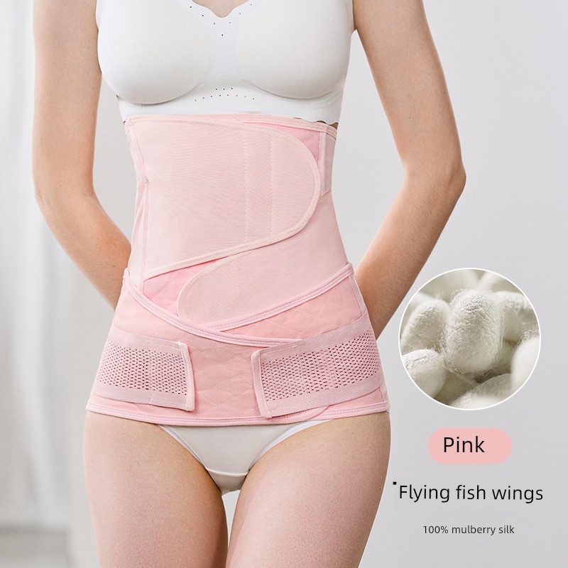 Manxi Abdominal Binder for Postpartum Body Shaping and Recovery, Waist Binder for Postpartum Women, Natural Birth and Caesarean Section Silk Binder — 3