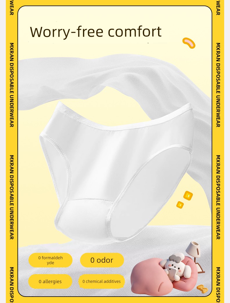 Cotton Xiaoran Disposable Underwear for Women, Puff Pants, Sterile, for Pregnant and Postpartum Women, Daily Use, Postpartum, Travel — 13