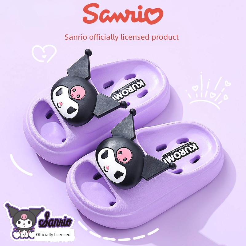 Children's Slippers for Girls, Summer 2026 New Kuromi Model, Girls' Bathroom Water-Draining Non-Slip Bath Slippers for Baby Girls — 5