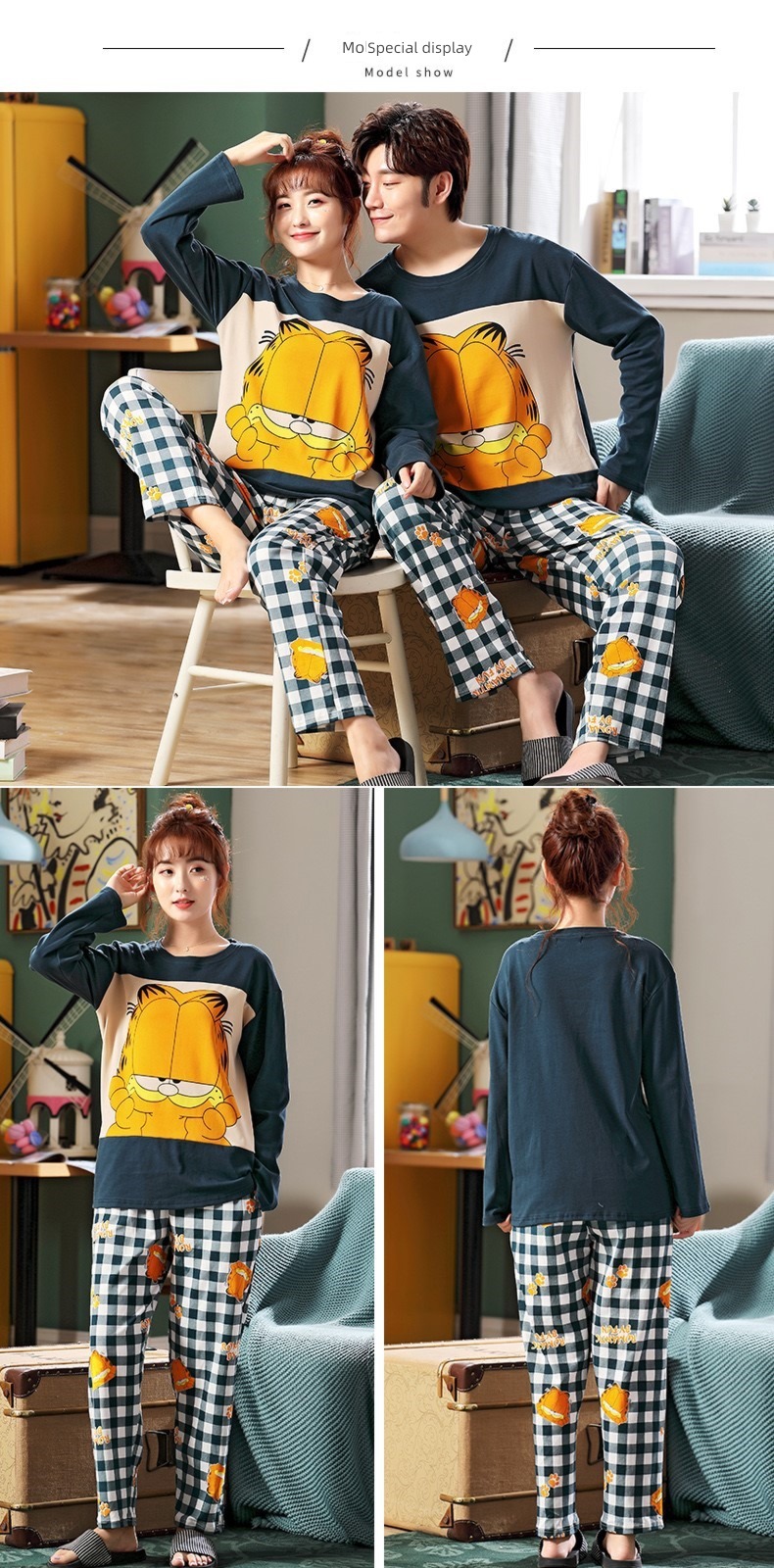 300 Jin men's wear lovers All cotton the fat pajamas