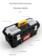 Toolbox Portable large plastic hardware toolbox Home multi-functional maintenance tool storage box Car box