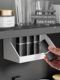 Mirror cabinet storage box bathroom washbasin cosmetics lipstick storage rack bathroom wall-mounted oblique finishing box