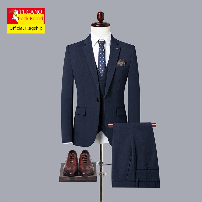 Woodpecker British leisure occupation Self-cultivation man 's suit suit