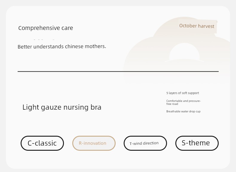 [Clearance] 129.9 Choose Any 2 Pieces October Crystal Maternity Nursing Bra Plus Size Breathable Postpartum Bra — 39