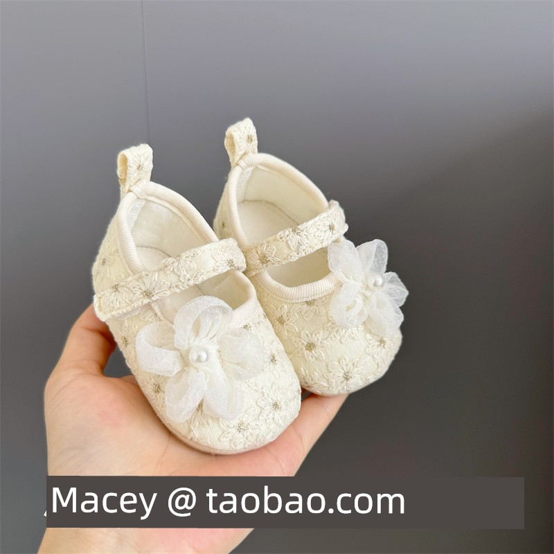 24 New Arrival Spring and Summer Baby Soft Sole Shoes 0-1 Year Old Tight Baby Toddler Flats 6-12 Months Princess Shoes — 5