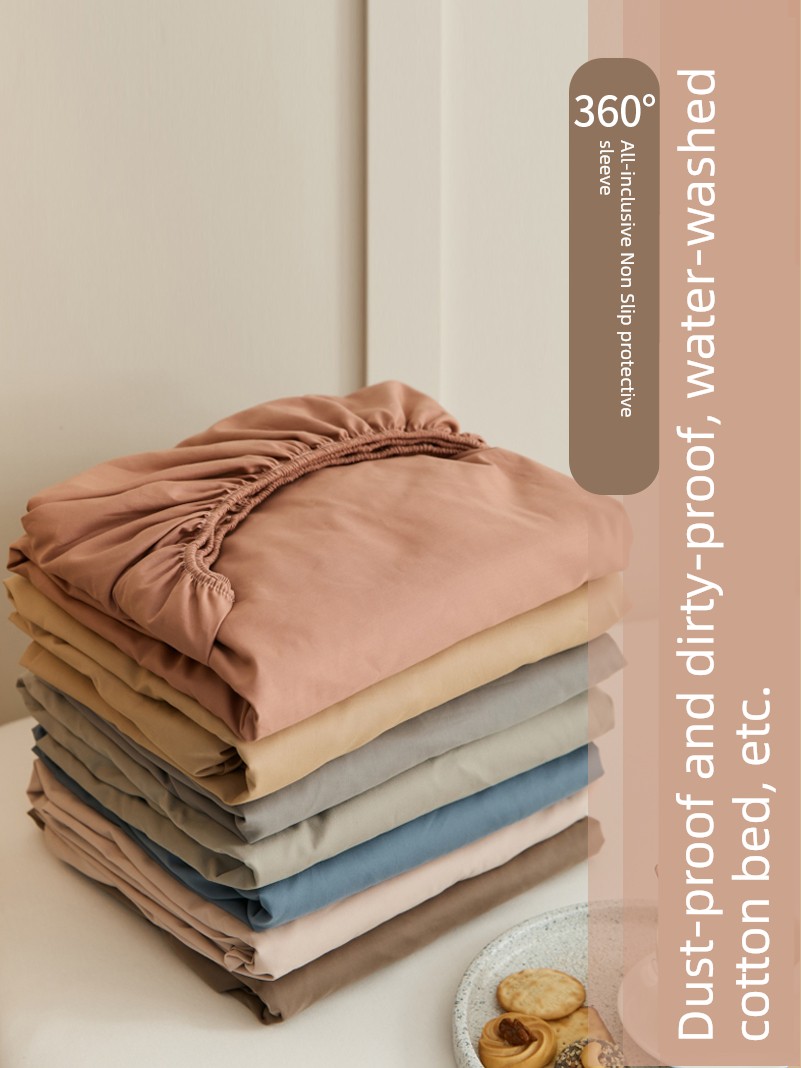 All Year Round Neutral Dustproof Protective Cover All Cotton Fitted Sheet One-Piece
