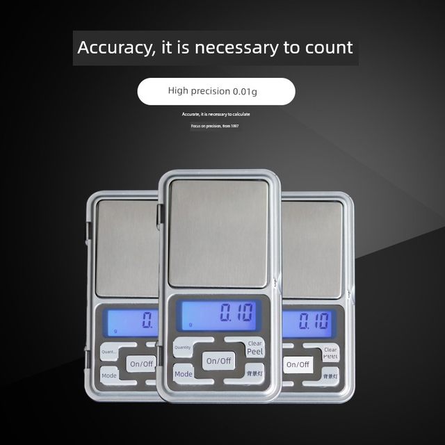 Accurate portable balance mini jewelry scale electronic scale 0.01g high-precision tea weighing gold scale small scale