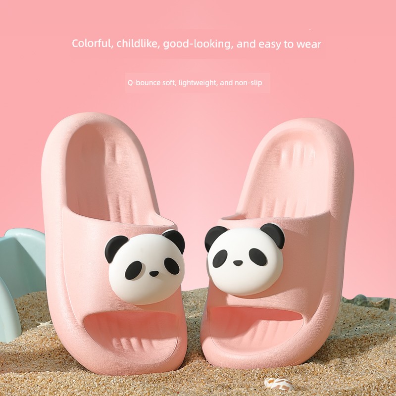 Pig Daddy Kidsren's Slippers for Summer, Baby Indoor Home Use, Non-Slip Soft-Soled Girls' Slippers for Bathing, Suitable for Older Kids — 5
