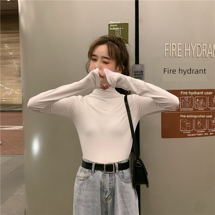 Autumn and winter Undershirt Foreign style Thin money Long sleeve jacket Condom