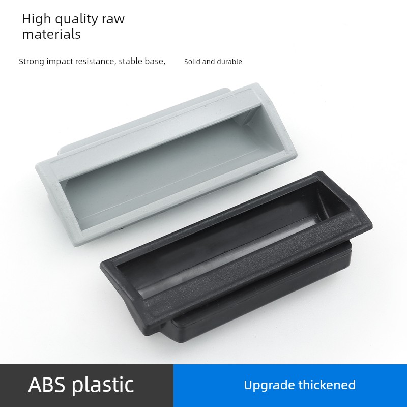 Non-Porous Plastic Flush Pull Dmk011 Iron Locker Door Handle File Document Cabinet Handle Sheet Metal Embedded Buckle