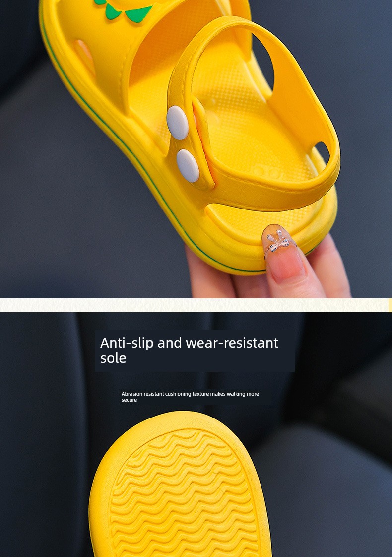 Children's Sandals Summer New Style Cartoon Lightweight Cute Non-Slip Soft-Soled Indoor Baby Beach Sandals for Boys and Girls — 6