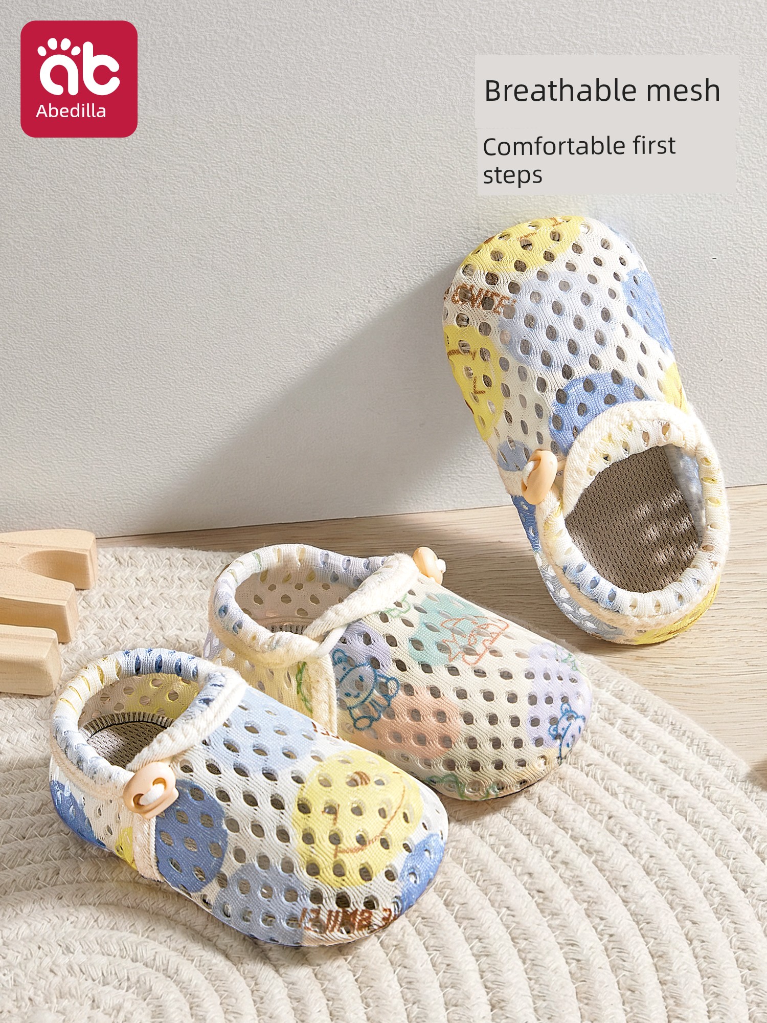 Baby Floor Shoes for Learning to Walk, Non-Slip, Cool-Proof, Soft-Soled Indoor Children's Shoes and Socks, Baby Socks, Summer Thin Style