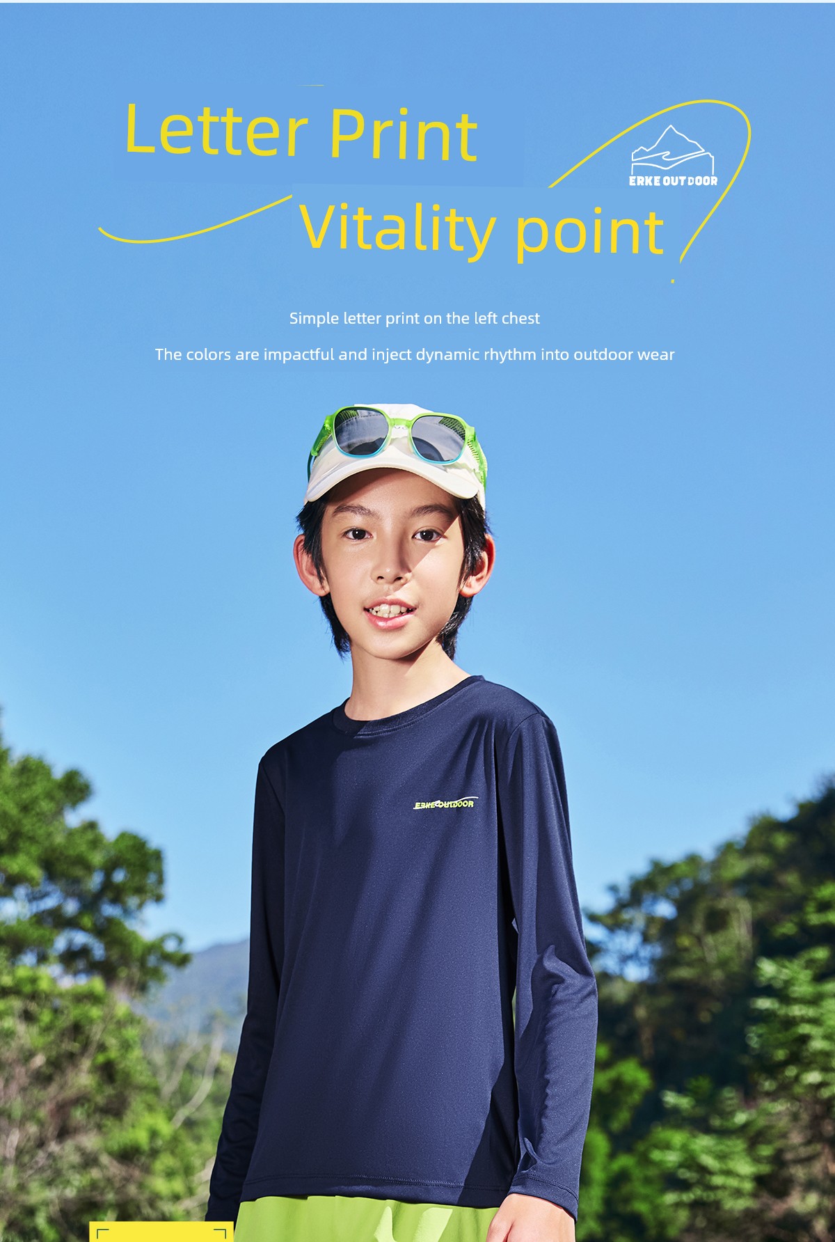 Hongxing Erke Quick Drying Clothes Sports Breathable Half Sleeve Children's Clothing — 50