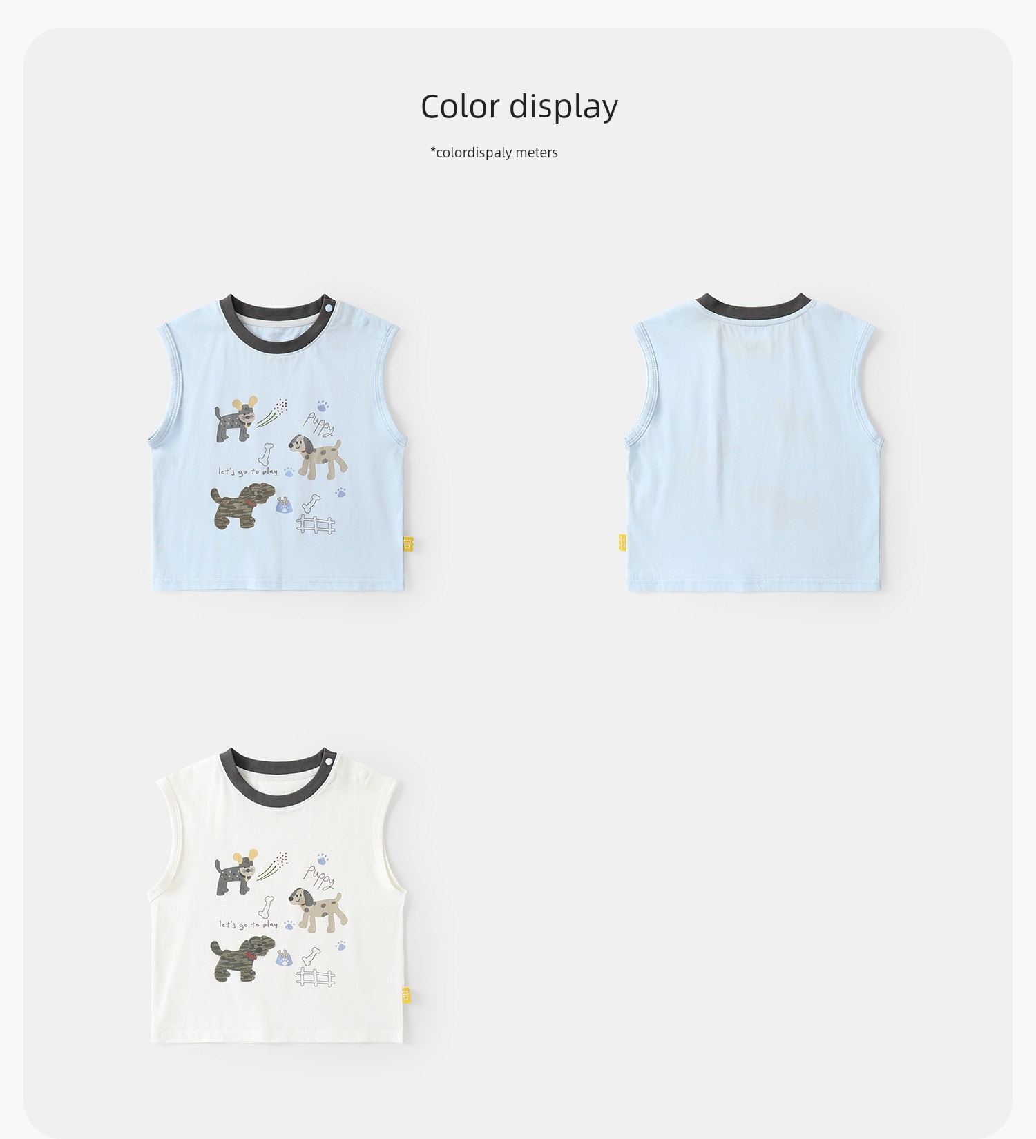 Baby Vest Boys Casual Sleeveless T-Shirt Summer Clothing Girls Baby Clothes Short-Sleeved Kidsren's Summer Thin Tops — 14