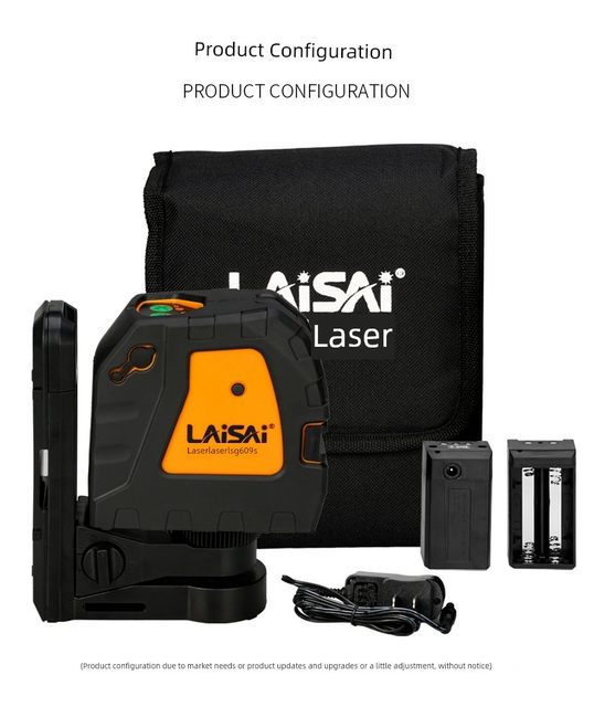 Laise with magnet anti-fall 2 lines can be used to slash laser level with high precision LSG609S infrared scaffolding