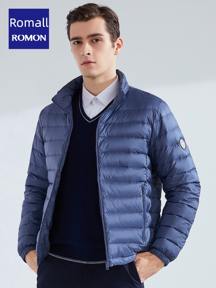 Romon Zero pressure Frivolous Versatile have cash less than that is registered in the accounts stand collar Down Jackets