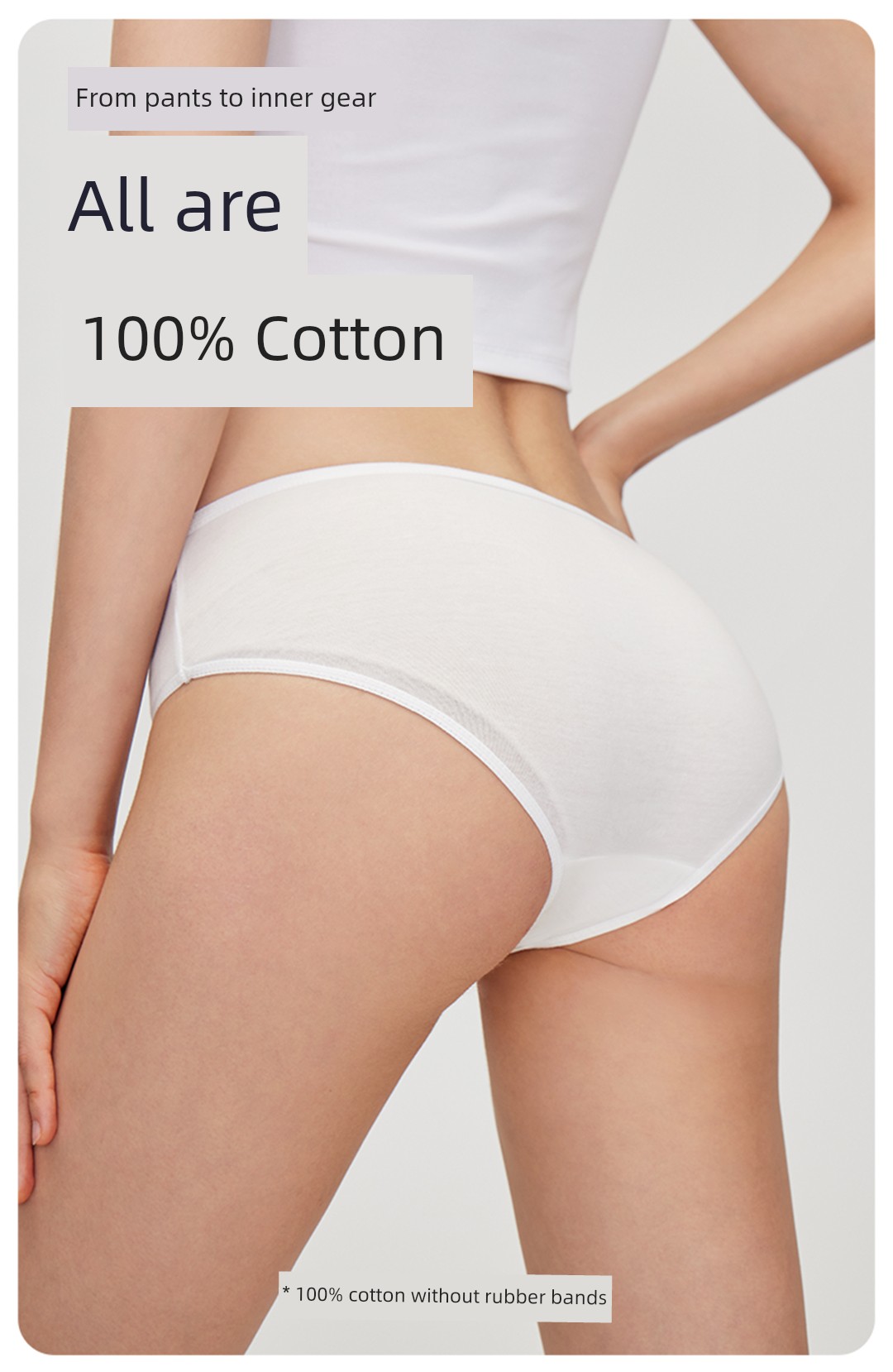 【Scroll down for Details and Discounts】Manxi Disposable Underwear for Women, Pure Cotton, Sterilized, Suitable for Pregnant Women, Postpartum, and Travel — 35