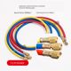 Automobile air conditioner plus fluoride meter R134a refrigerant snow pressure meter Household R22R410 air conditioner dual meter valve tool
