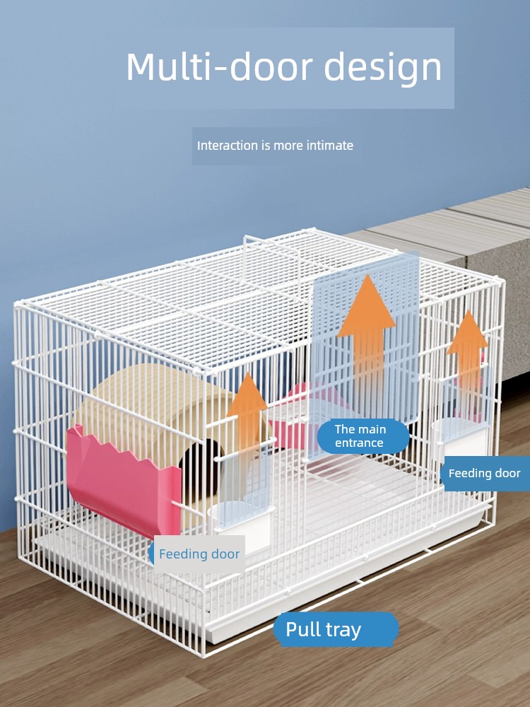 兔子籠子兔籠專用室內家用大號荷蘭豬豚鼠自動清糞養兔小寵物兔窩 (6.9折)