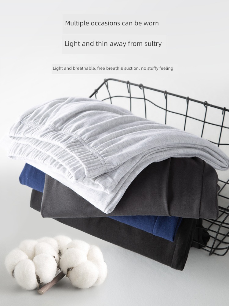 man Home easy Big size Spring and Autumn Cotton Pyjamas