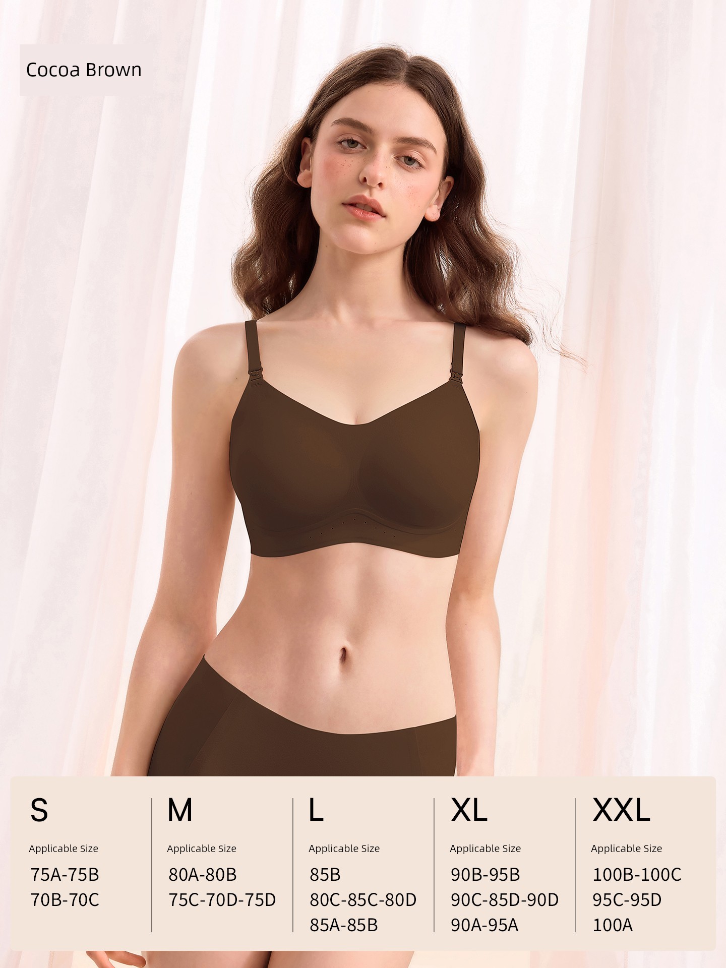 Manxi Milk Silk Maternity Nursing Bra, Anti-Sagging, Breathable, Special for Pregnancy and Postpartum Breastfeeding, Comfortable — 2