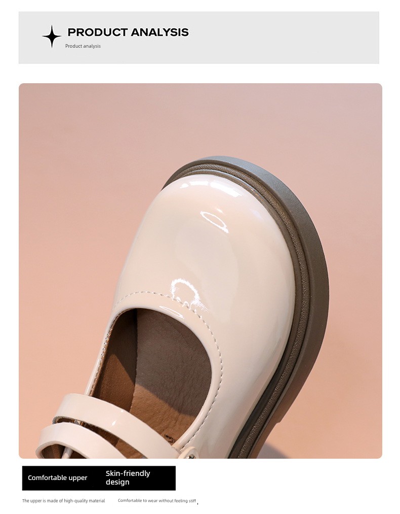 Black Leather Shoes for Girls, College Style Mary Jane Shoes, Versatile and Comfortable, British Style, Super Soft, 2026 New Model for Women — 13