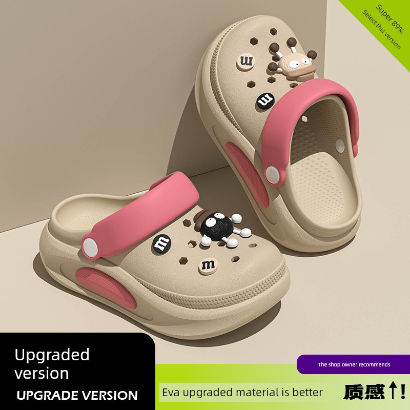 Step Eleven Children's Clog Shoes for Girls 2026 Summer New Thick-Soled Breathable Non-Smelly Non-Slip Parent-Child Sandals for Boys — 7