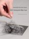 Bathroom hair filter hair blocking net bathroom sewer filter insect floor drain patch anti-odor prevention hair anti-worm prevention