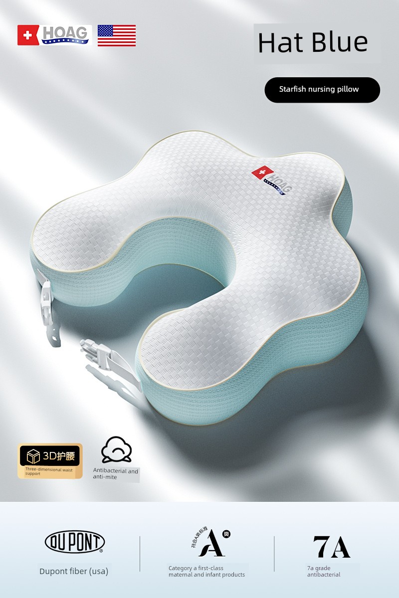 Hoag Nursing Pillow Newborn Feeding Aid for Direct Feeding, Sitting Feeding, Cuddling, Waist Support Cushion, Breastfeeding Pillow — 7