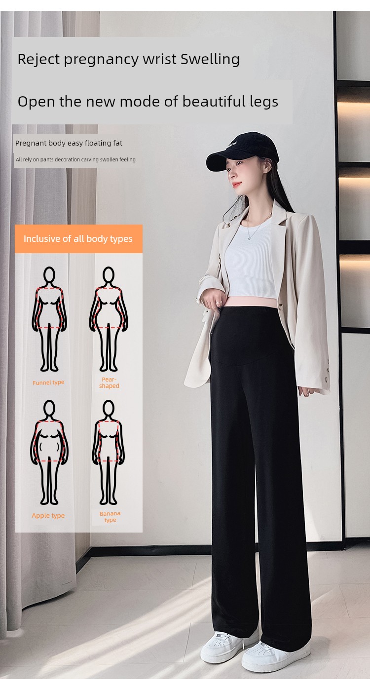 Autumn and Winter Outer Wear Thick Pregnant Women's Pants — 6