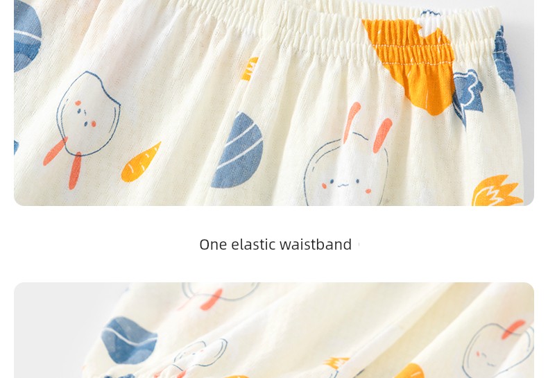 Baby Mosquito-Repellent Pants Summer Thin Pure Cotton Boys' Casual Long Pants Girls' Stylish Lantern Pants Breathable — 22