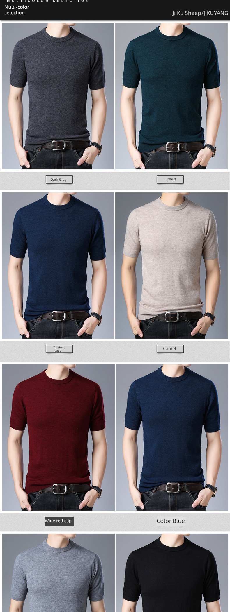 Autumn and winter Round neck Thin money Half sleeve Compassionate pure cardigan