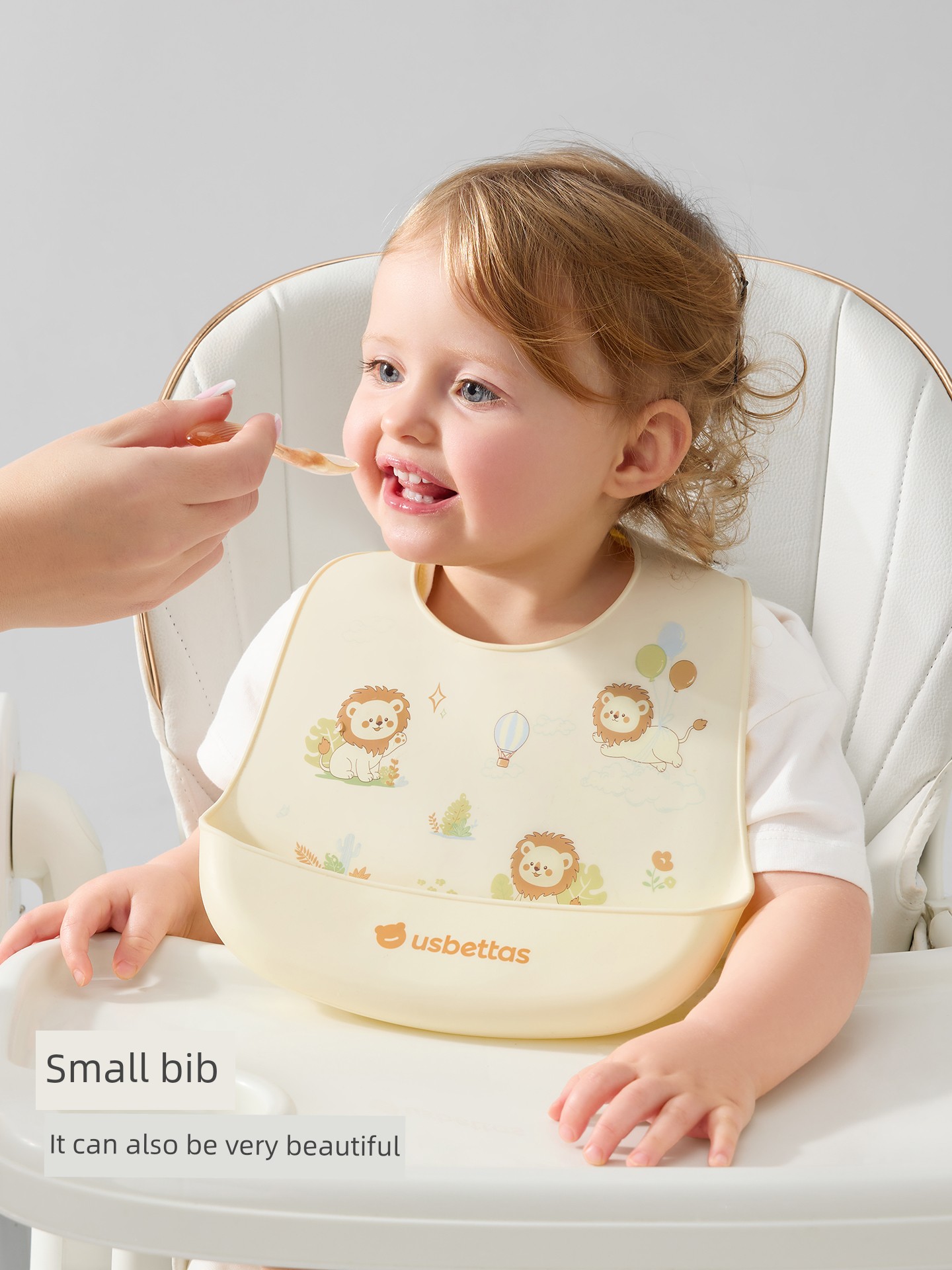 Beitais Baby Feeding Bib Waterproof Silicone Feeding Bib Ultra-Soft Portable Infant Bib Anti-Dirt Magic Tool