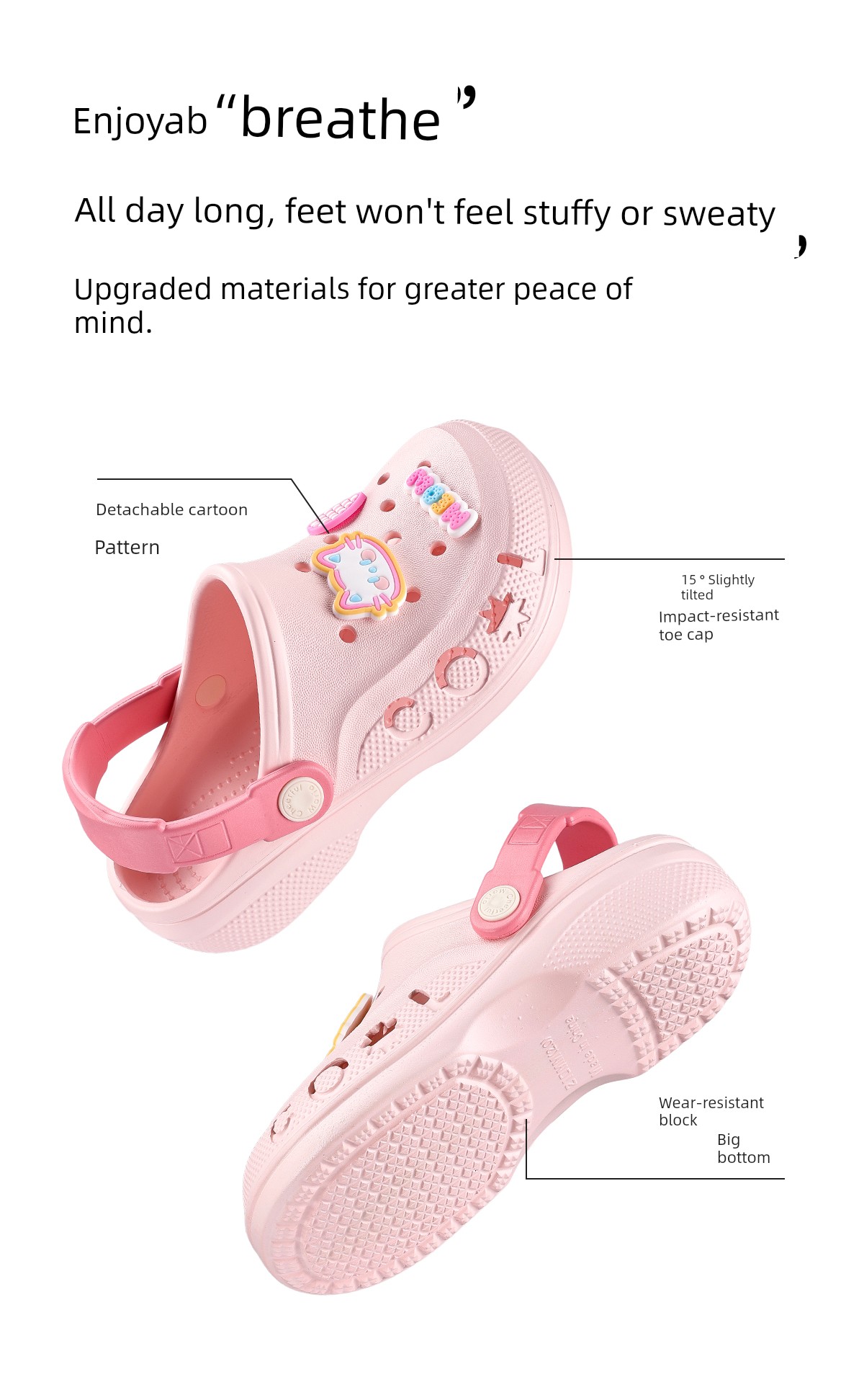 Happy Mary Outdoor Children's Sandals for Girls, Summer Soft Beach Shoes, Boys' Slippers for Older Kids — 2
