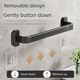 Bathroom towel rack back door slippers toilet towel storage rack without punching toilet multi-function towel rod for household use